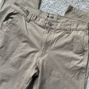 Lake & Trail Mens 34x32 Tan Outdoor Quick Dry Hiking‎ Pants Stretch Pockets